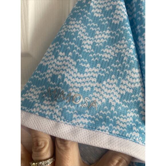 Mimosa by N'Vo Women's XL Blue Collared Golf Polo Wicking Performance Active - Picture 3 of 6